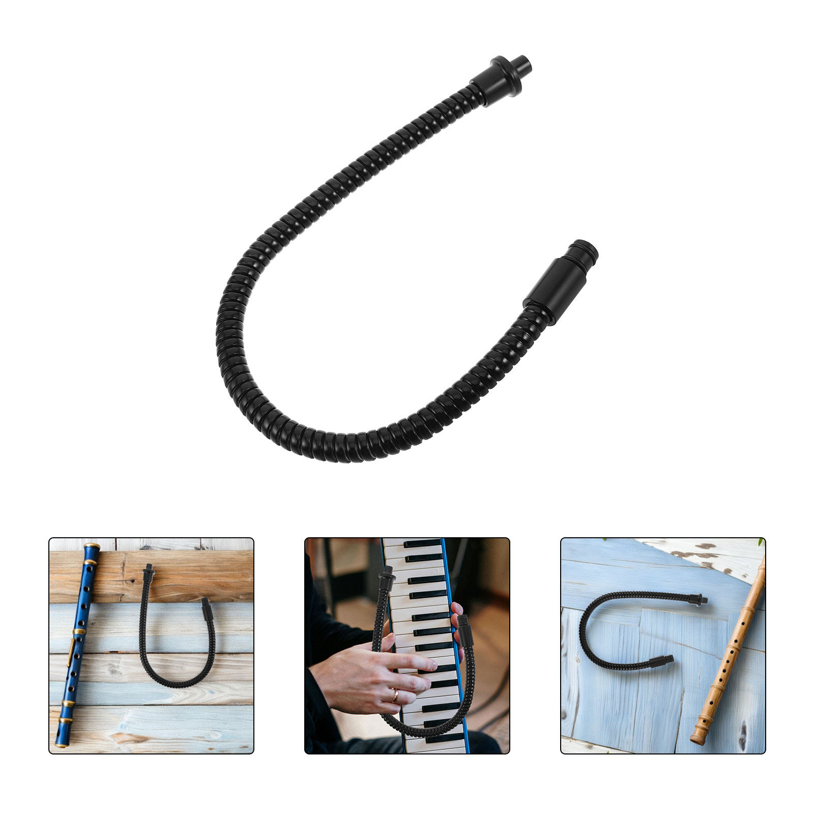 Musical Instrument You Blow Into - Tube d'embouchure en métal long pour