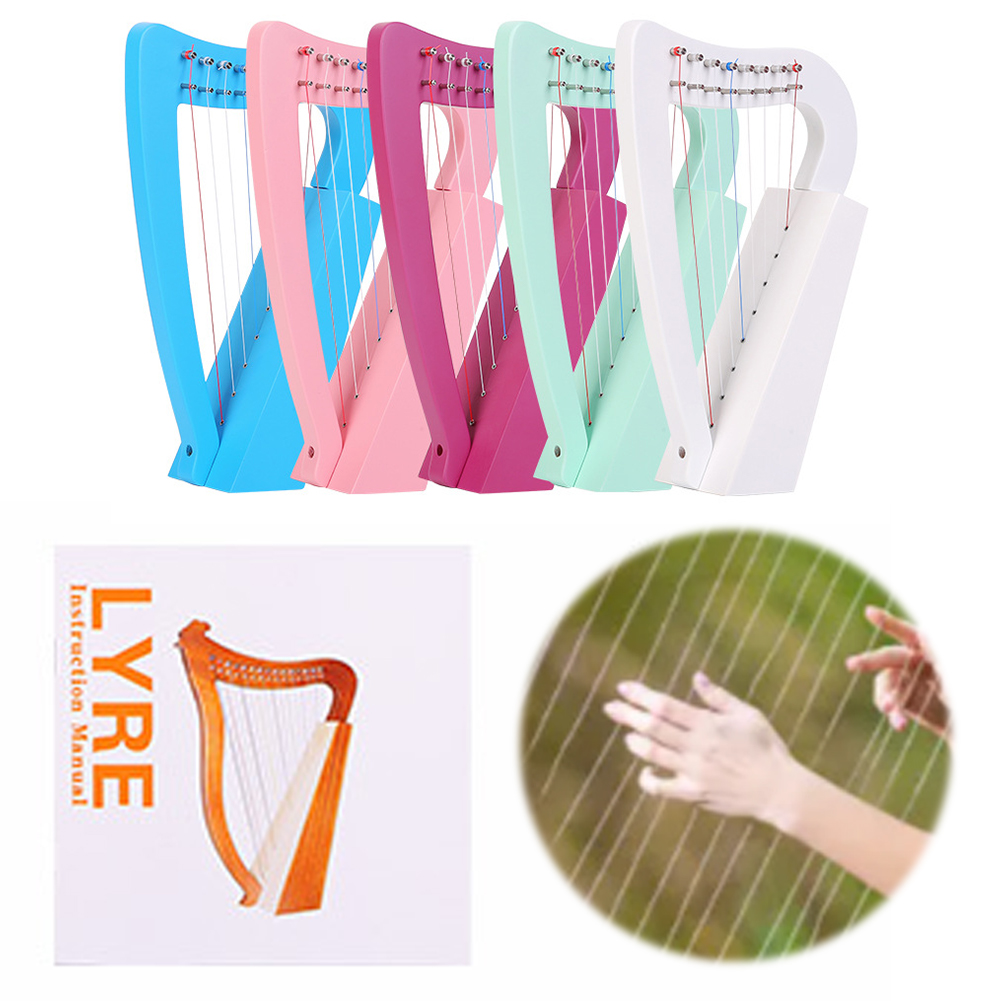 Musical Instrument Lyre - Harpe lyre à 8 cordes en