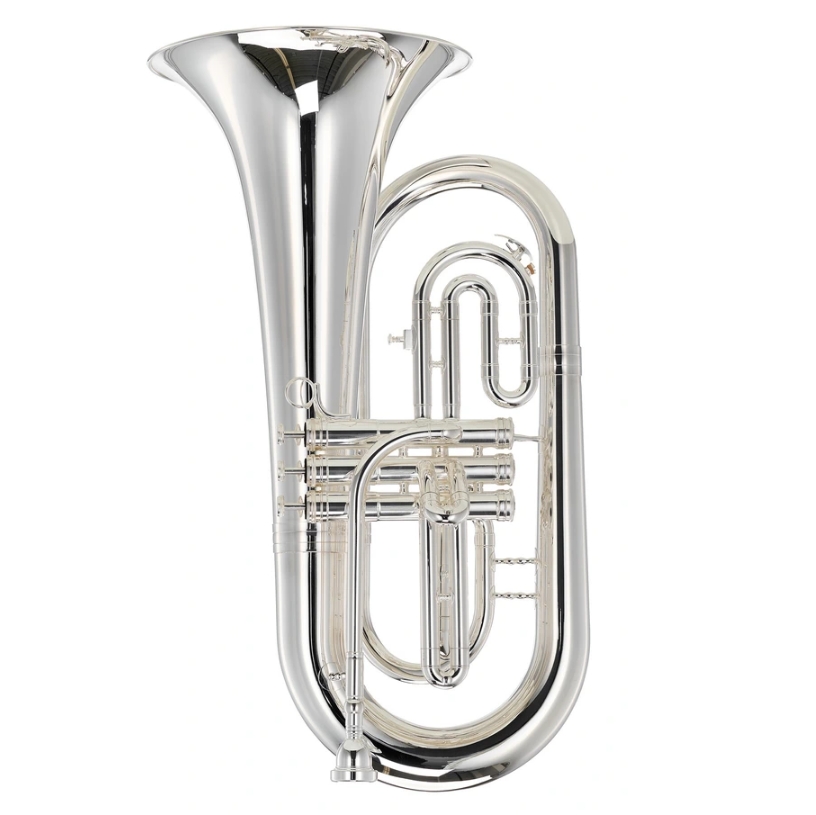 Musical Instrument Euphonium - Euphonium de marche plaqué argent de