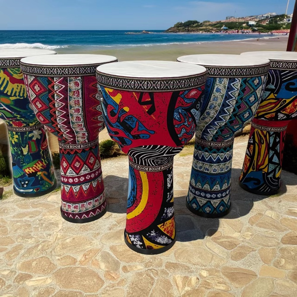 Musical Instrument Djembe - Djembé africain portable de 8,5 pouces,