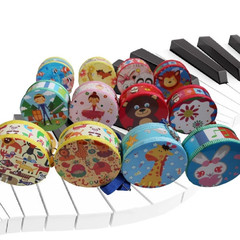 Musical Instrument Percussion - Tambour en bois pour enfants, double