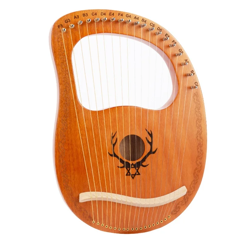 Musical Instrument Lyre - Harpe Lyre à 19 cordes en