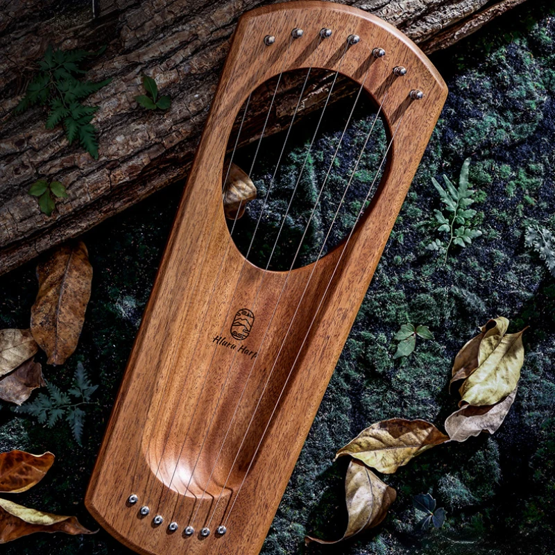 Musical Instrument Lyre - Harpe lyre en bois de hêtre,