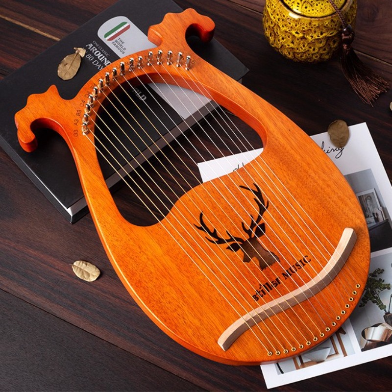 Musical Instrument Lyre - Lyre à 16 cordes Antlers, harpe