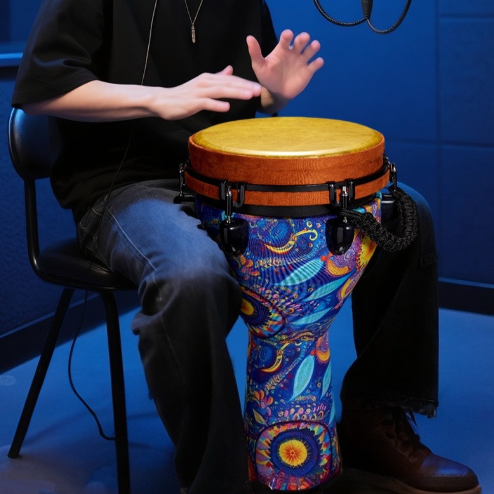 Musical Instrument Djembe - Grand tambour africain de 10 pouces,