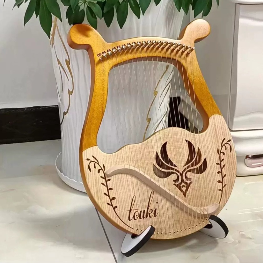 Harpe lyre vintage en bois mas - Musical Instrument Lyre avis et prix