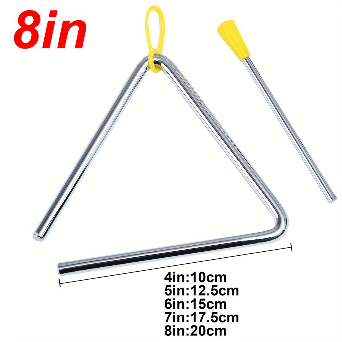 1 ensemble de triangles avec m - Musical Instrument Triangle avis et prix