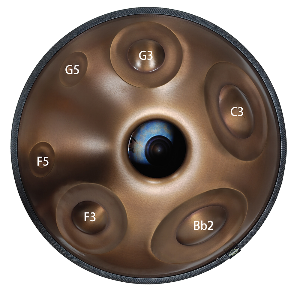 Handpan à 18 notes, en Ré mine - Musical Instrument Percussion avis et prix