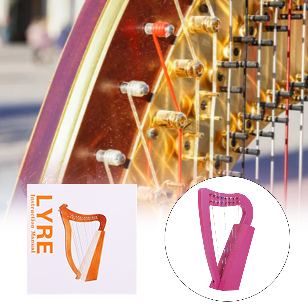 Harpe lyre à 8 cordes en bois  - Musical Instrument Lyre avis et prix