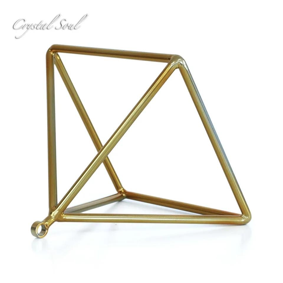 Pyramide en cristal doré de 43 - Musical Instrument Triangle avis et prix