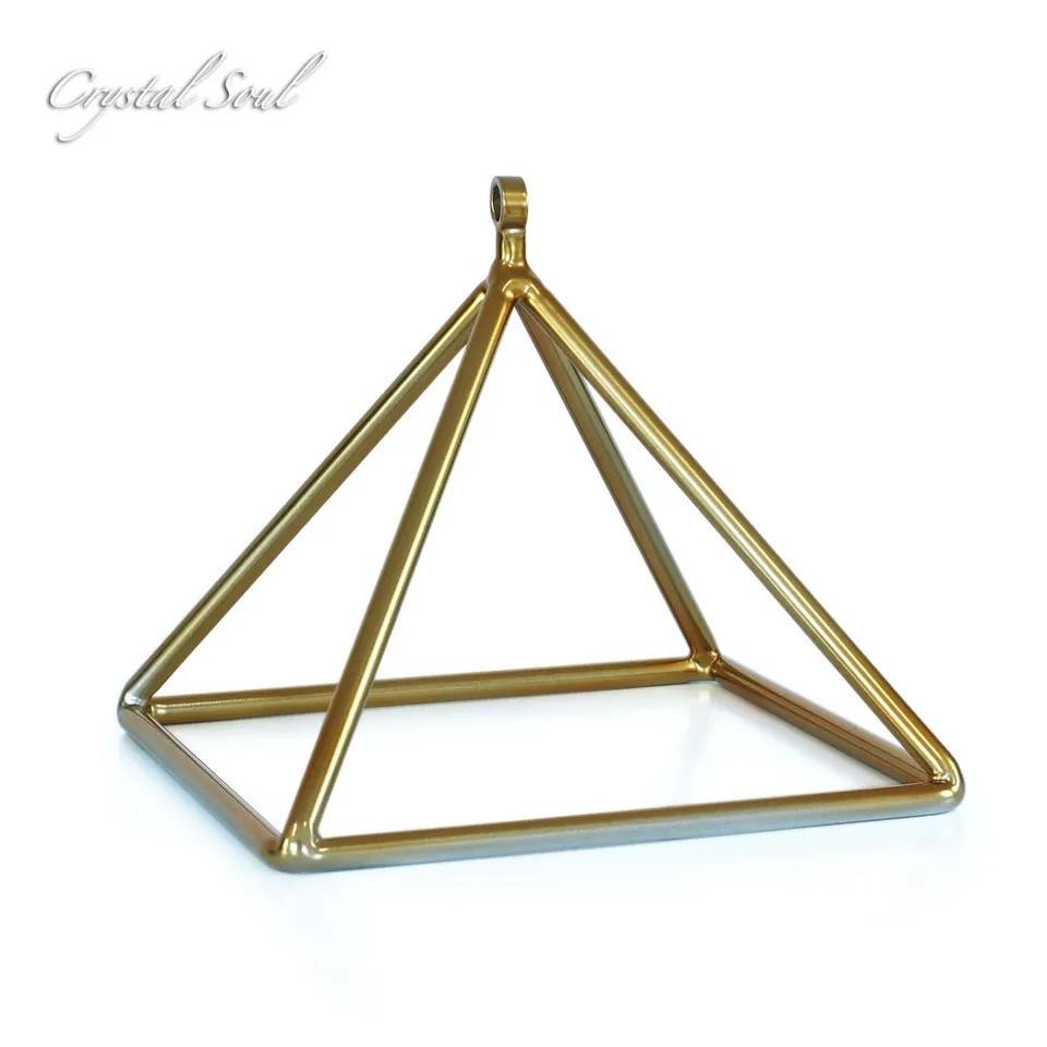 Pyramide en cristal doré de 43 - Musical Instrument Triangle avis et prix