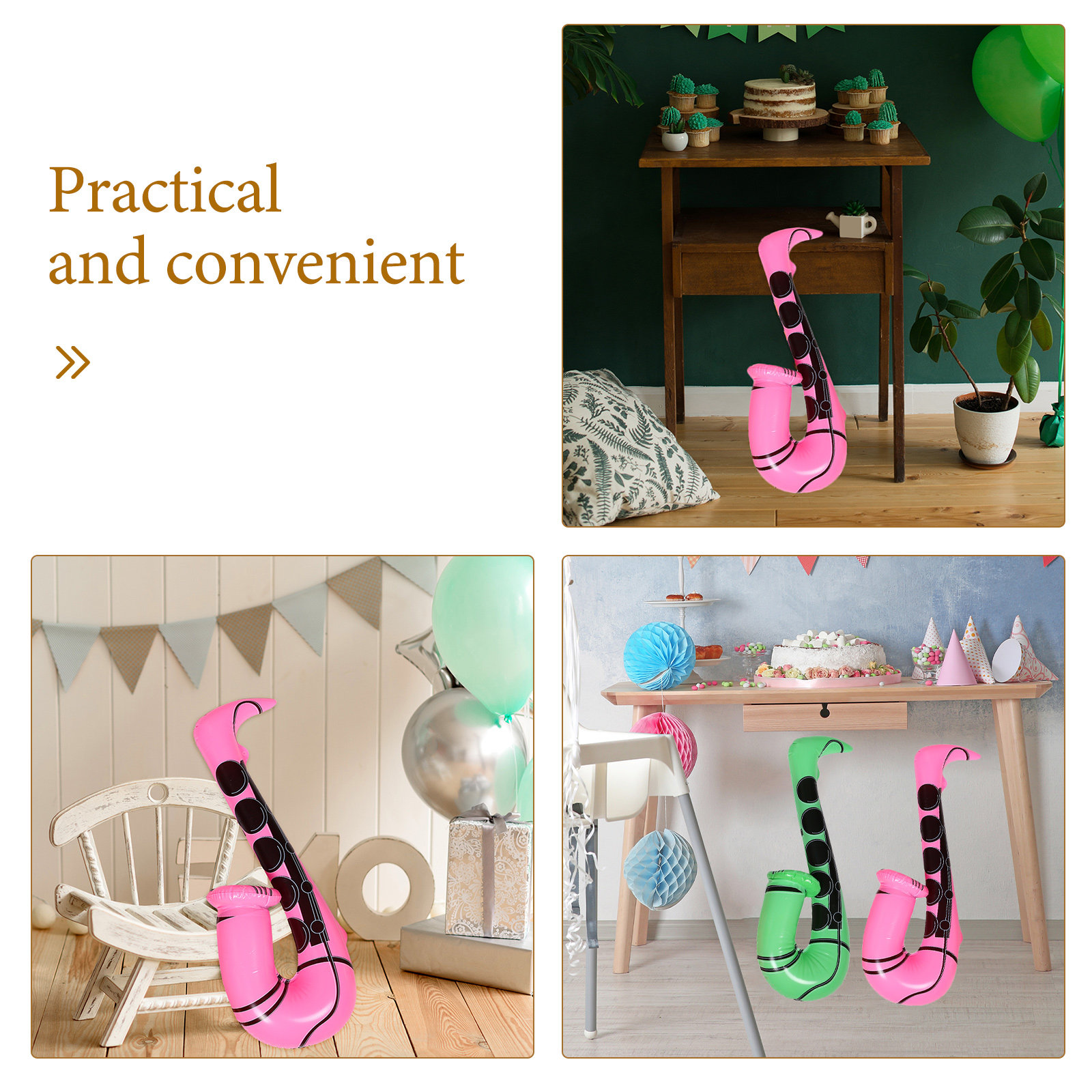 4 accessoires gonflables en fo - Musical Instrument You Blow Into avis et prix