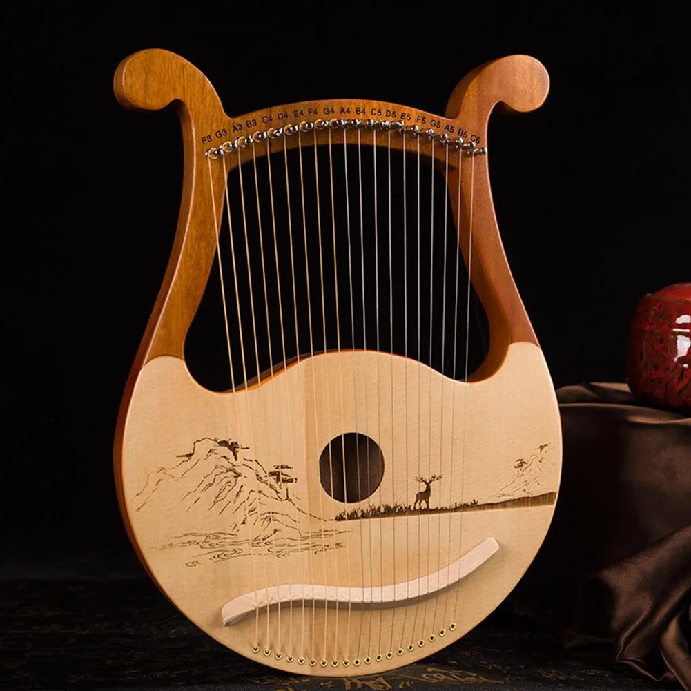 Instrument de musique en acajo - Musical Instrument Lyre avis et prix
