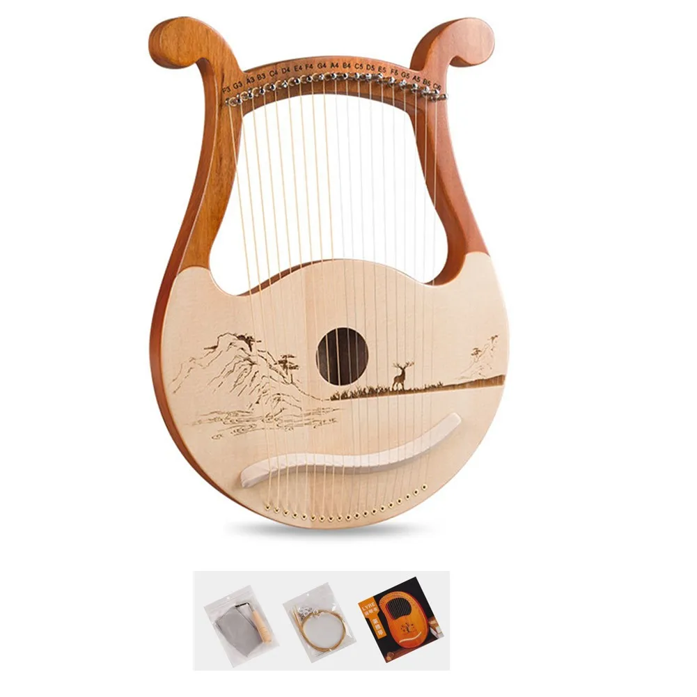 Instrument de musique en acajo - Musical Instrument Lyre avis et prix